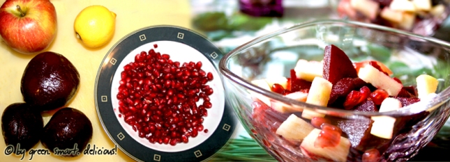 Rote-Beete-Salat Collage